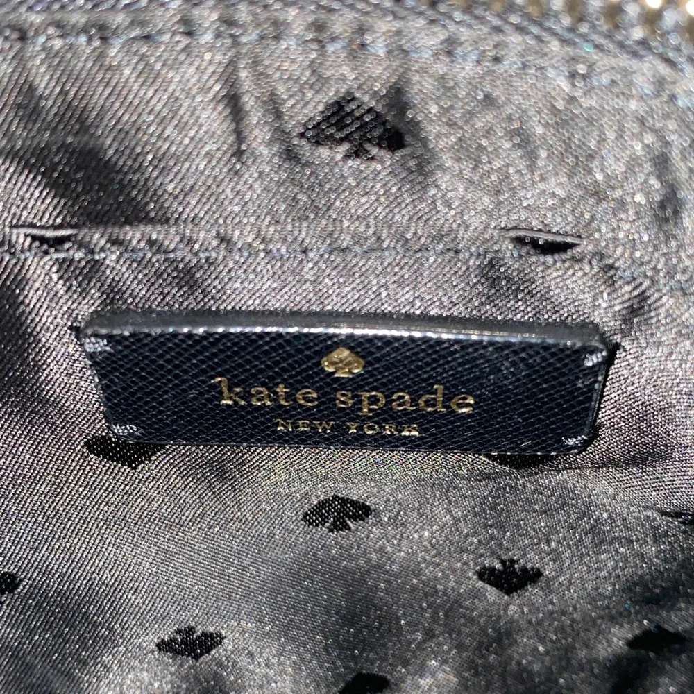 NWOT!! Kate Spade New York Black Flash Glitter Crossbody Bag